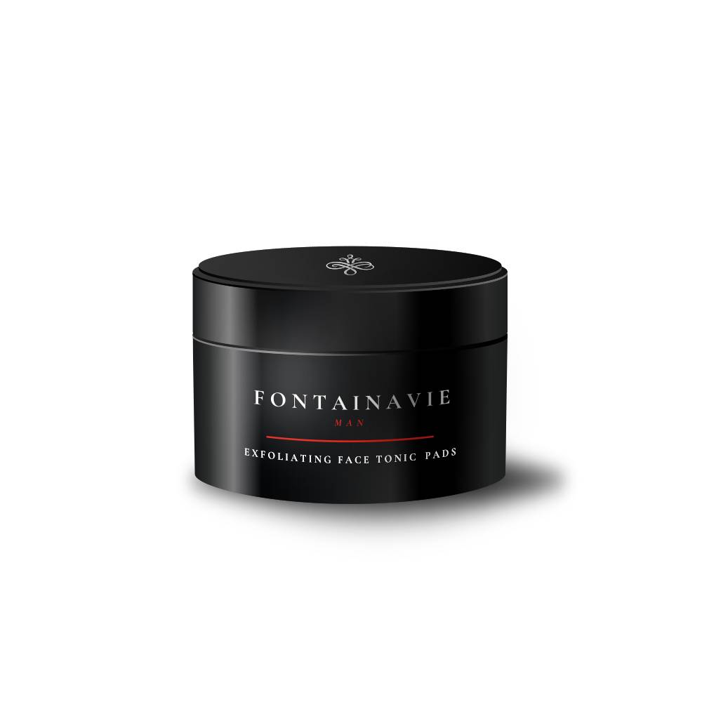 Exfoliating face tonic pads Fontainavie Man Woman