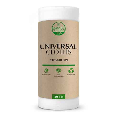 Universal Cloths 25 x25 cm SMART & CLEAN BIO